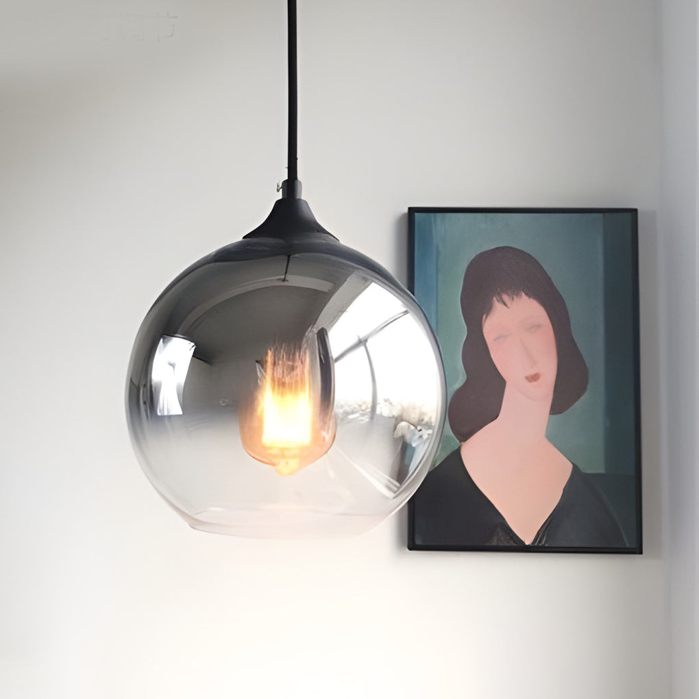 Hanglamp van glas met LED voor woonkamer en keuken