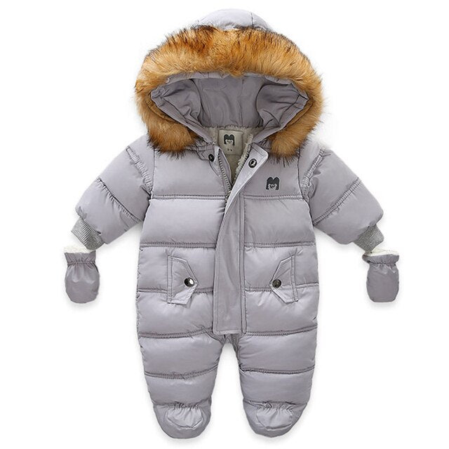 Warme babywinteroverall