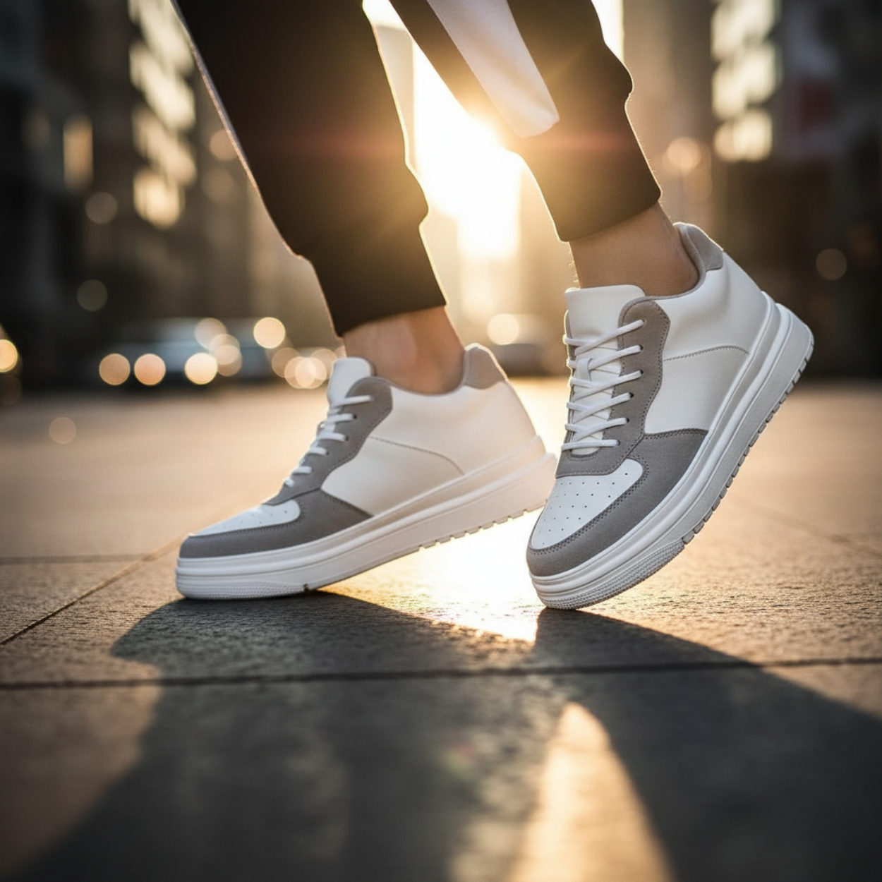 Discrete en Comfortabele Verhogende Heren Schoenen