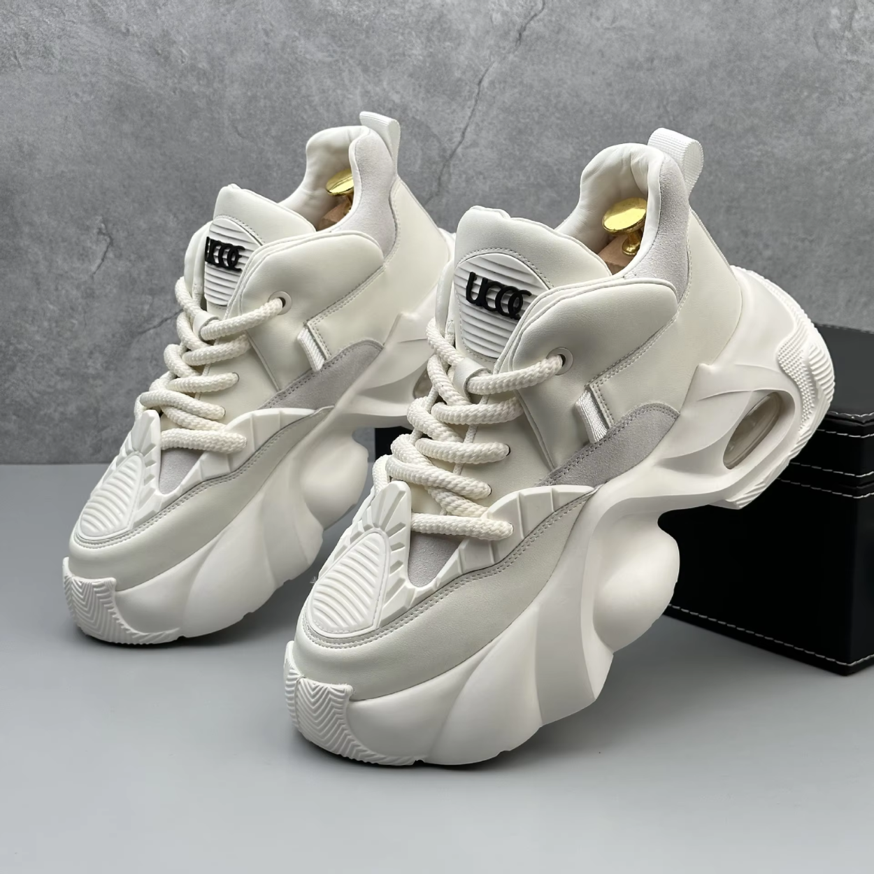 Vintage Sneakers met Luchtgeveerde Demping