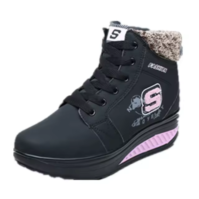 Verwarmde winterlaarzen in streetstyle met gripzool