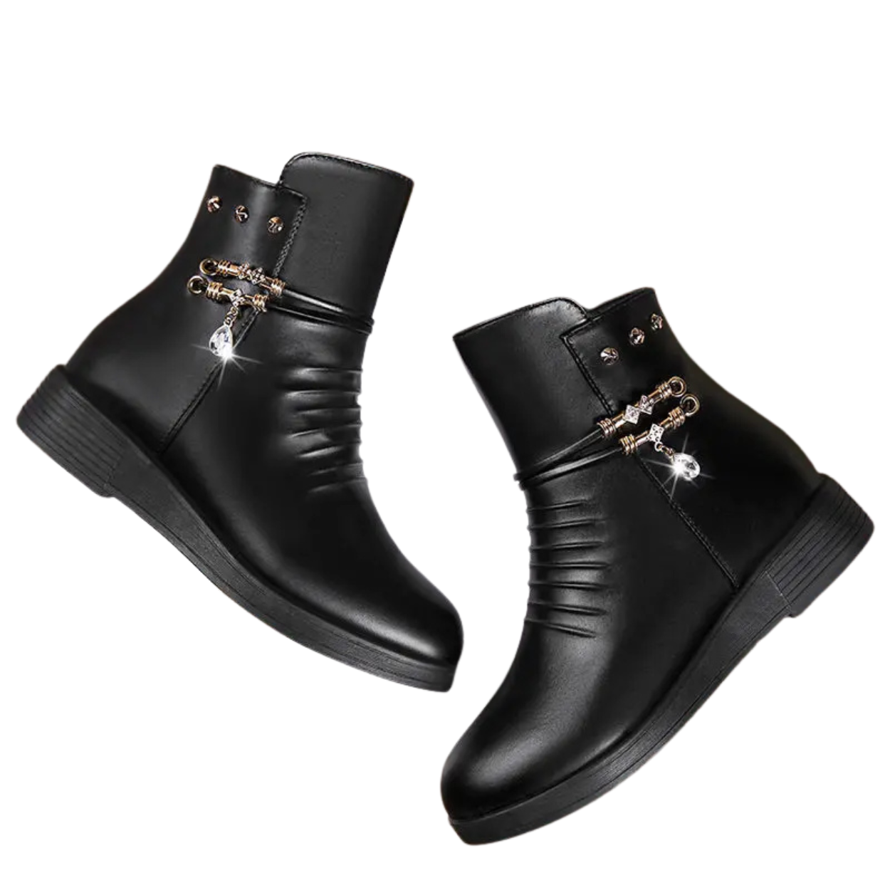 Warme en comfortabele winterlaarsjes van elegant suède