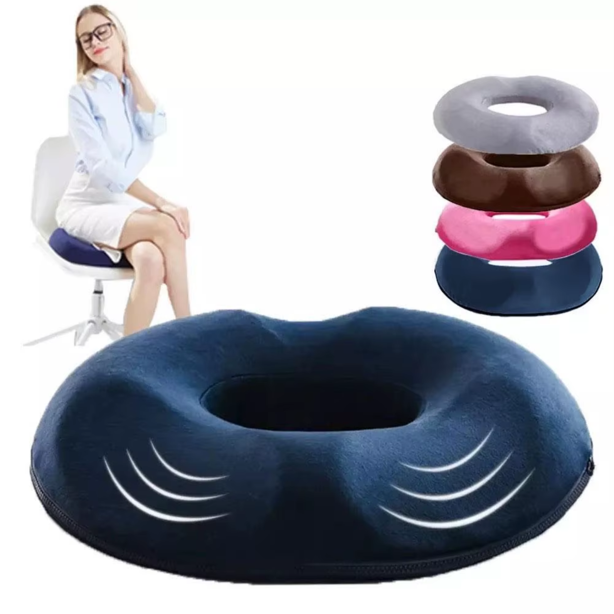 Ergonomisch Lendensteunkussen voor op kantoor