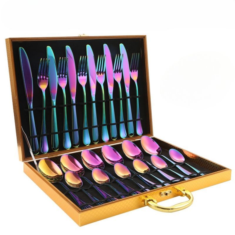 Elegante RVS Keukengerei 24 Stuks