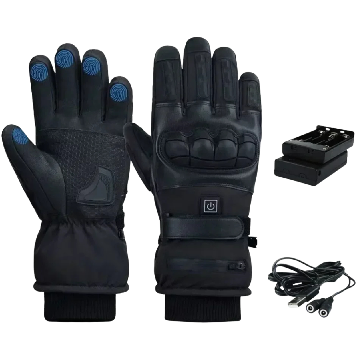 Elektrische Verwarmde Handschoenen voor Motor en Ski