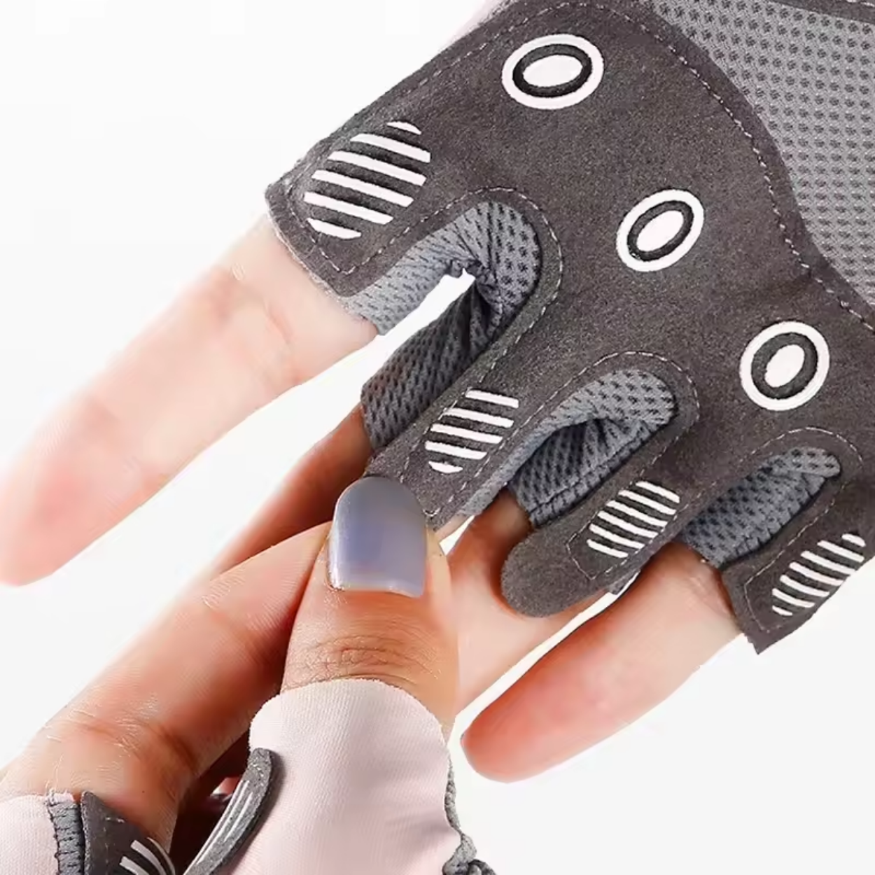 Ademende Sporthandschoenen met Grip voor Krachttraining