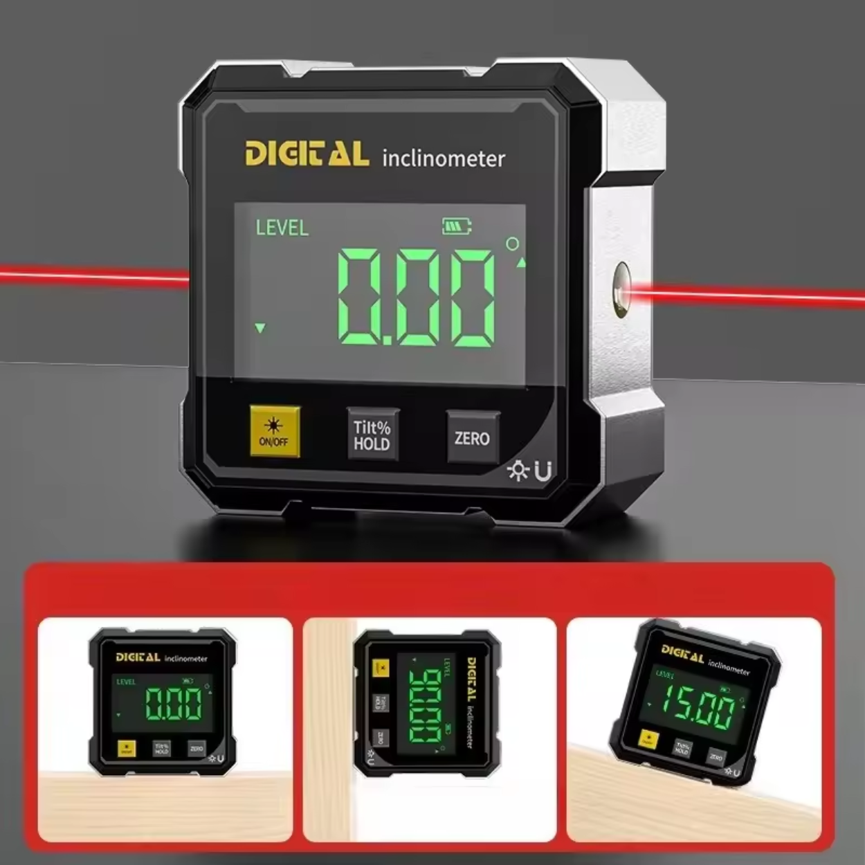 Nauwkeurige digitale laserwaterpas