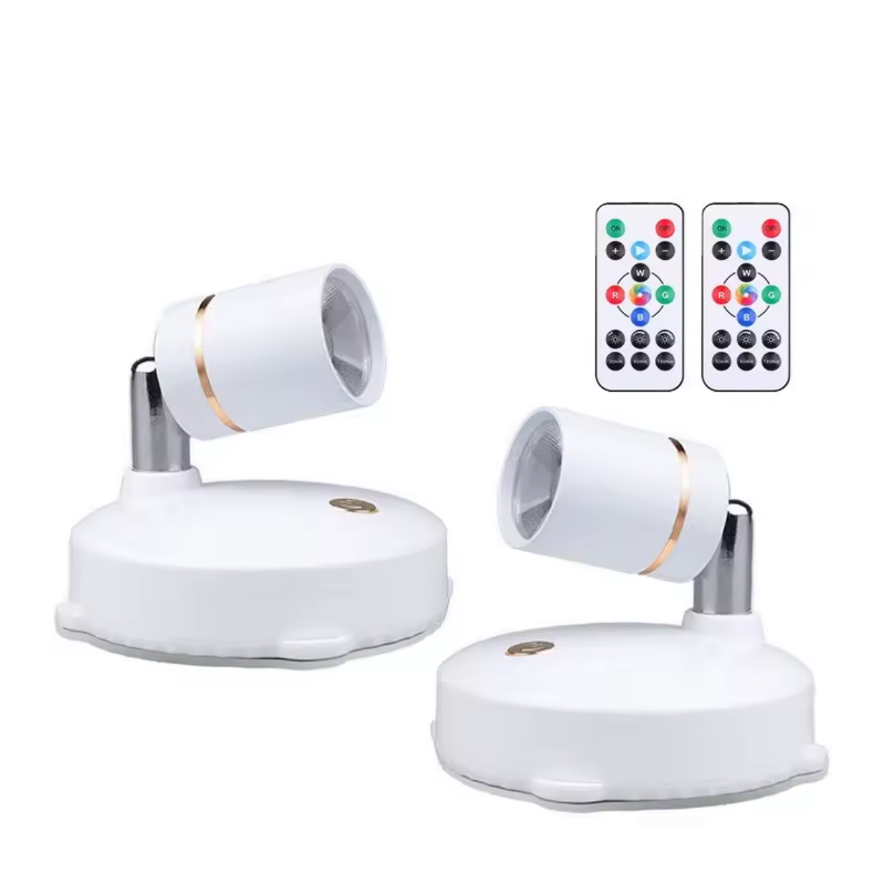 RGB LED Lamp met Afstandsbediening en 16 Instelbare Kleuren