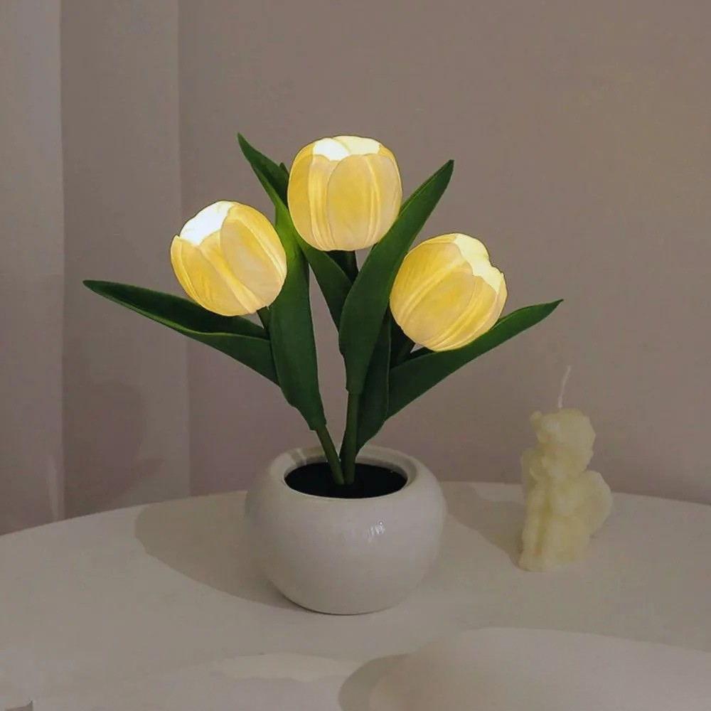 Moderne LED-lamp met Bloempot voor Binnenhuisdecoratie