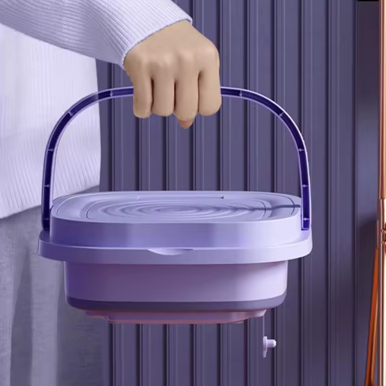 Compacte en Lichtgewicht Draagbare Wasmachine