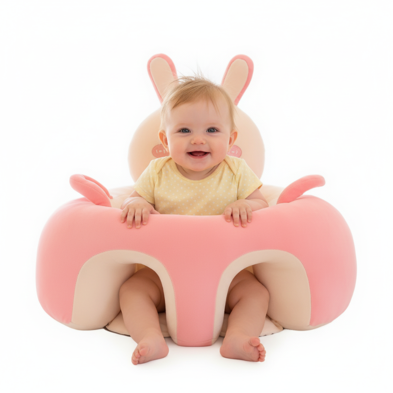 Comfortabele schuimzitje voor babyontwikkeling