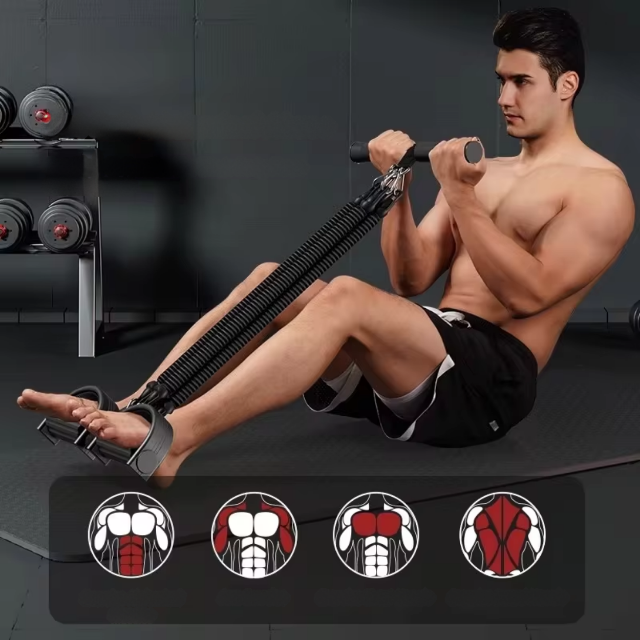 Elastische Weerstandsband voor Sporttraining