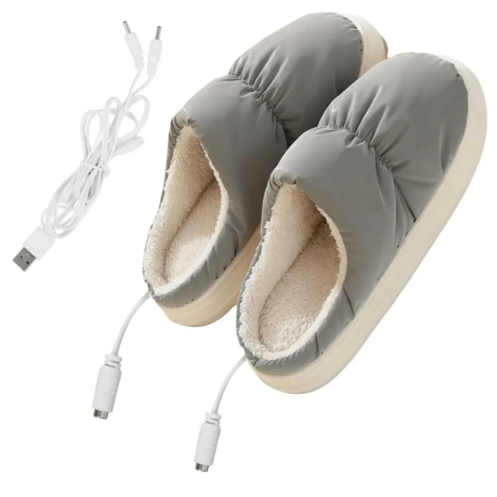 Chaussons Électriques Chauffants Hiver Douillet