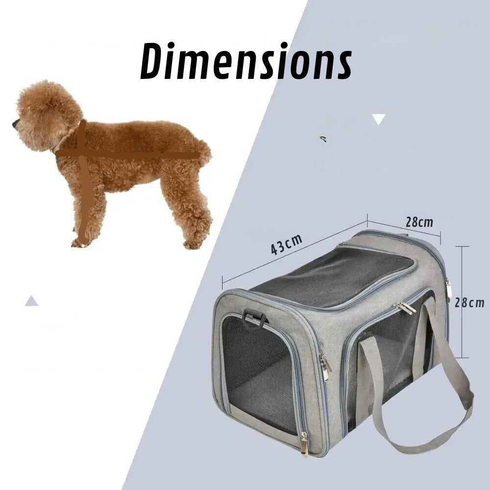 Comfortabele en Veilige Honden Draagtas voor in de Auto