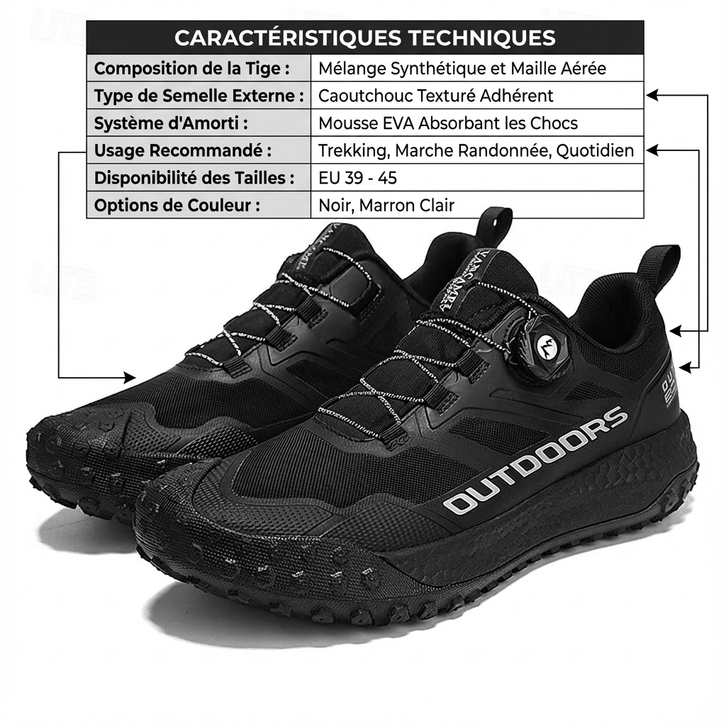 Marcherelle™ – Lichtgewicht en Antislip Wandelschoenen