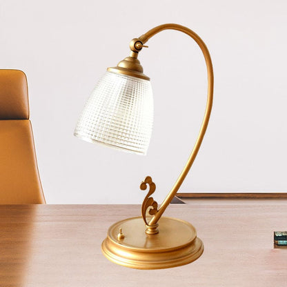 Elegante lamp antiek goud metaal