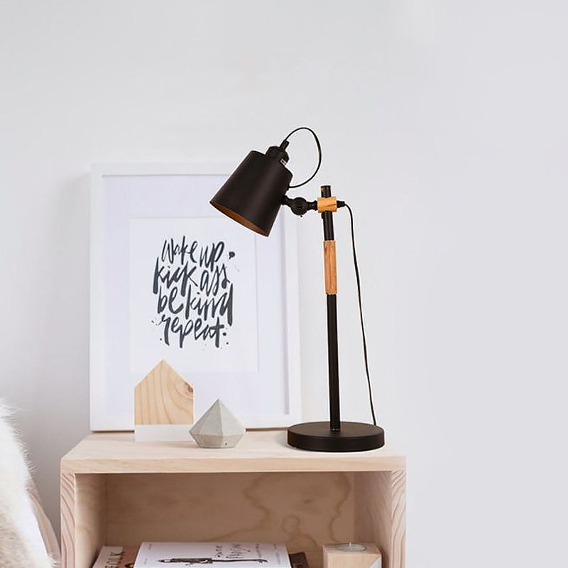 Vouwbare Vintage Bureaulamp van Metaal
