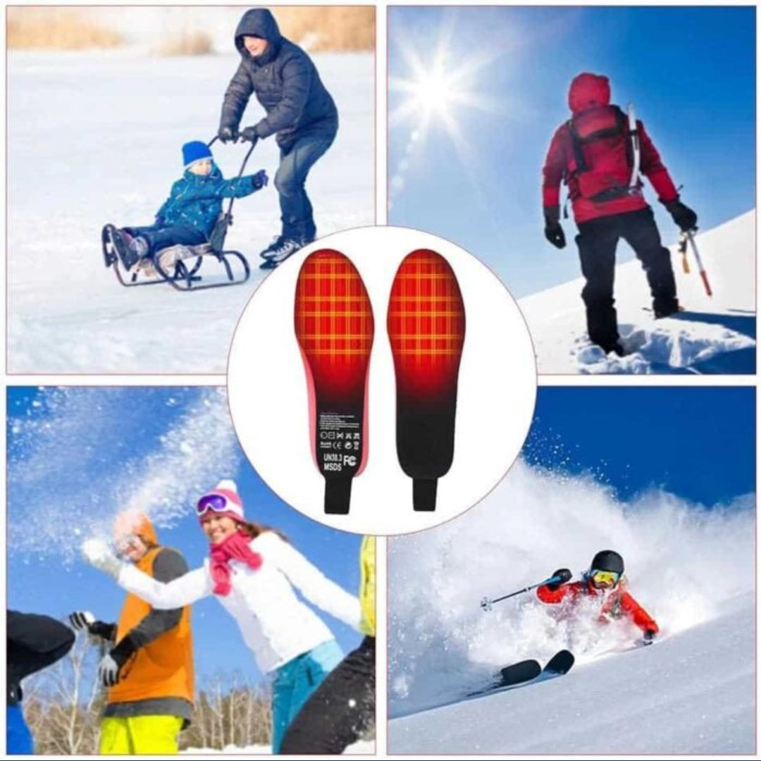 Herbruikbare Elektrische Verwarmde Inlegzolen