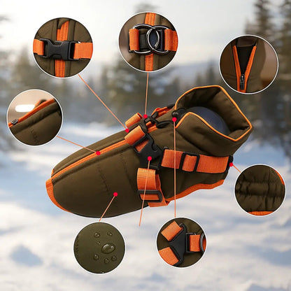 Zachte en Waterdichte Winterjas voor Hond