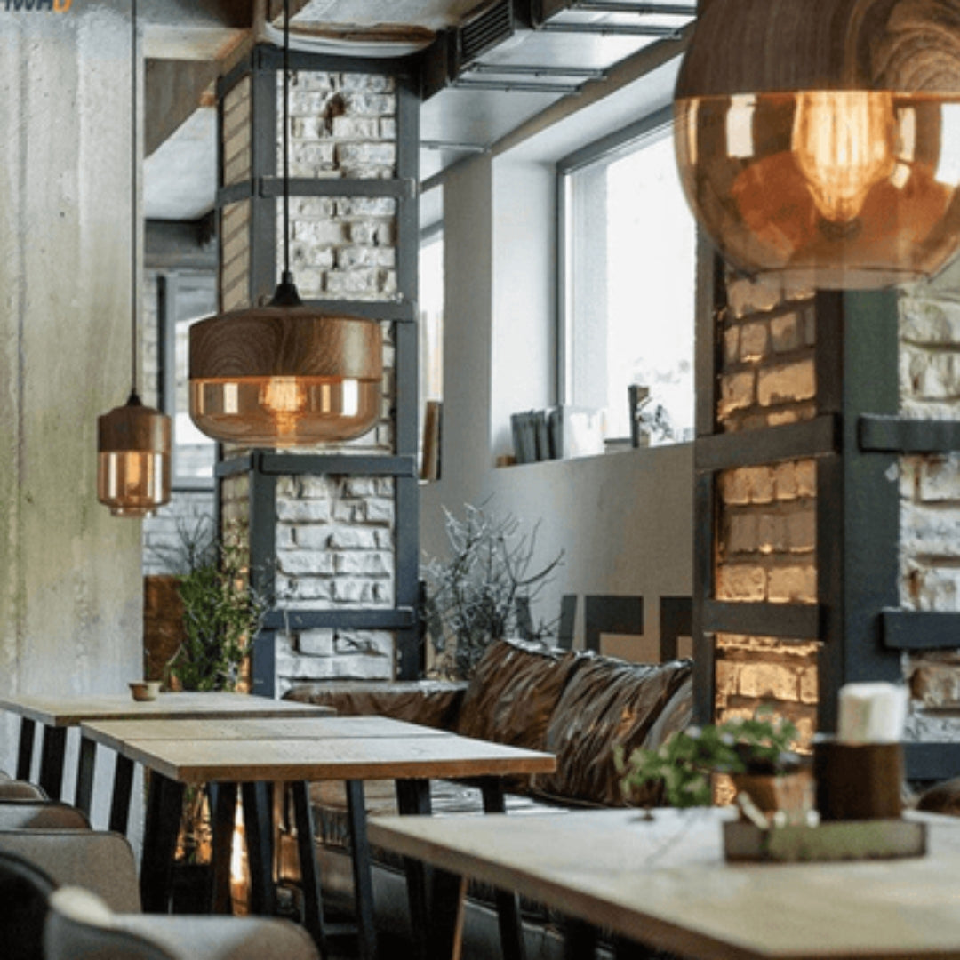 Plafondlamp Hout Scandinavisch Design