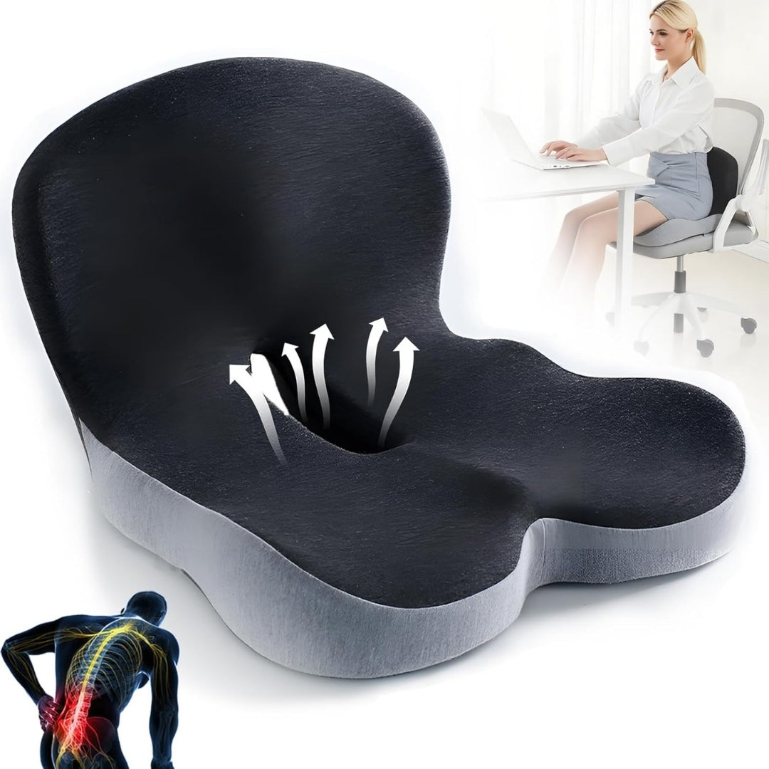Coussin de soutien lombaire en mousse à mémoire de forme - Marcherelle
