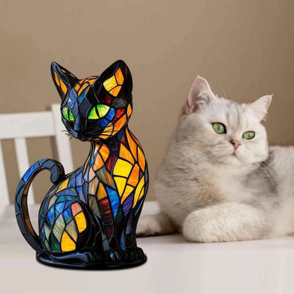 Leuke en Kleurrijke Kattenlamp