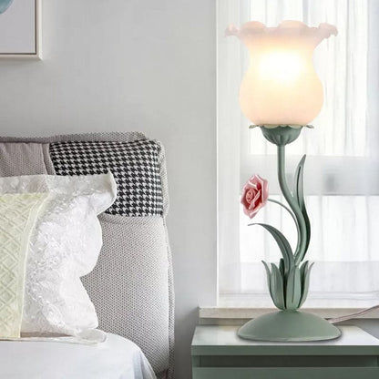 Sierlijke Bloemen Tafellamp voor Slaapkamer