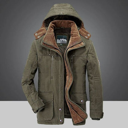 Warme winterparka voor heren