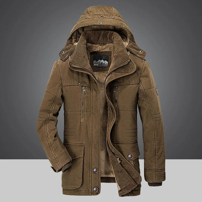 Warme winterparka voor heren
