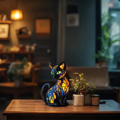 Leuke en Kleurrijke Kattenlamp