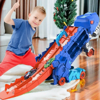 Speelgoed Dino Vrachtwagen Snelheidsbaan