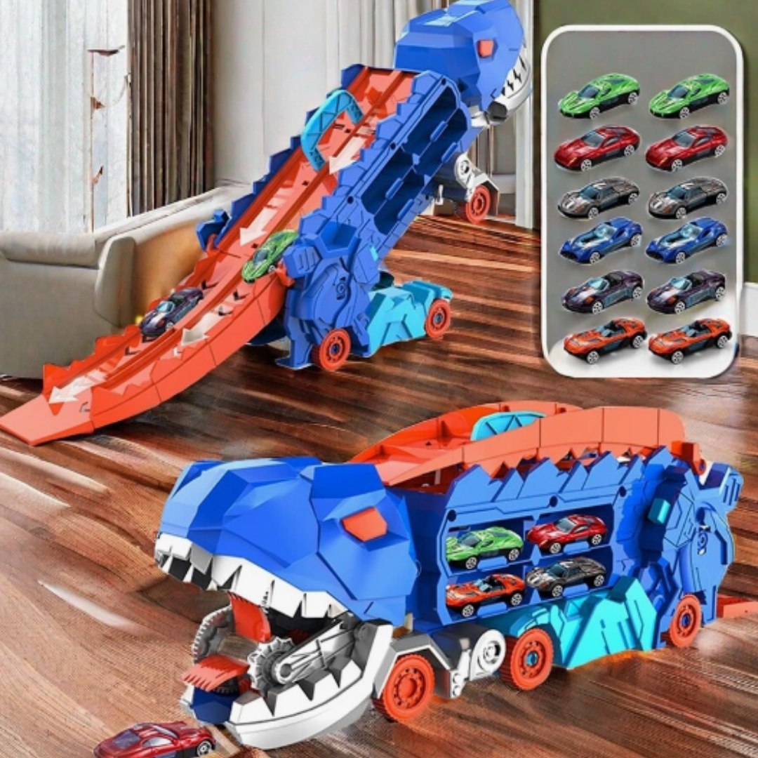 Speelgoed Dino Vrachtwagen Snelheidsbaan