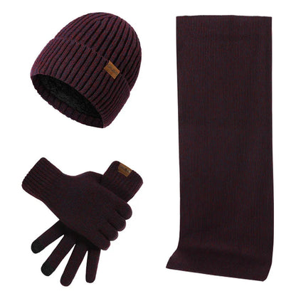 Ensemble Hiver Chaud avec Bonnet, Écharpe et Gants