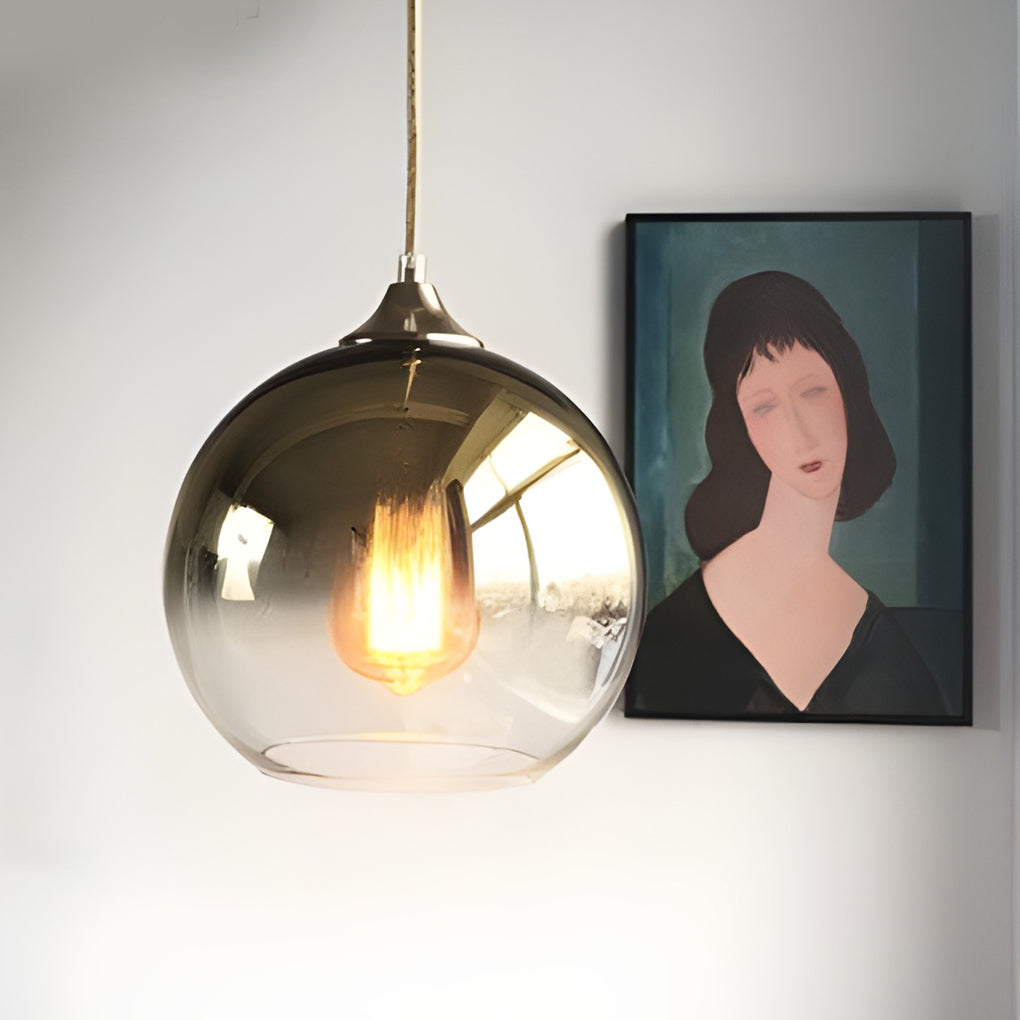Hanglamp van glas met LED voor woonkamer en keuken