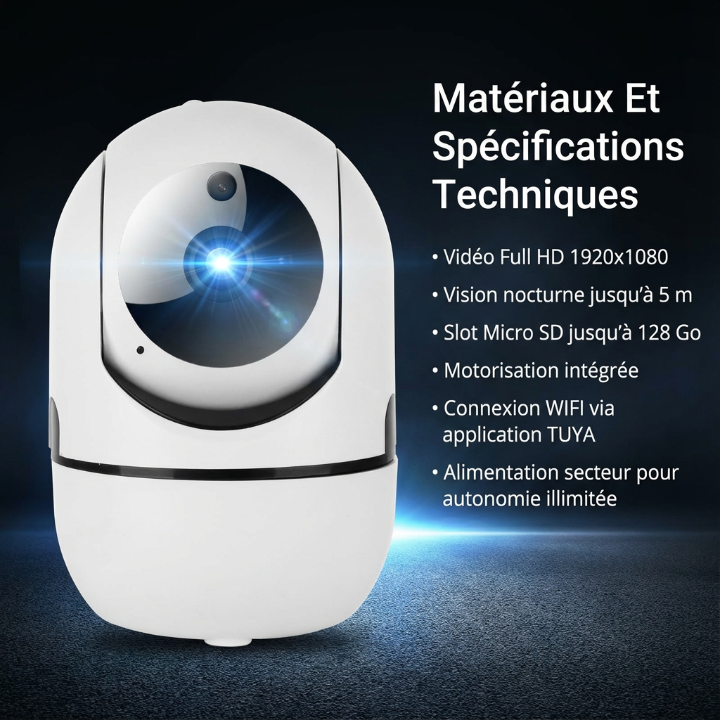 Marcherelle™ – WIFI Beveiligingscamera Full HD Voor Continue Bewaking