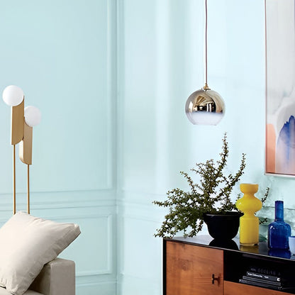 Hanglamp van glas met LED voor woonkamer en keuken