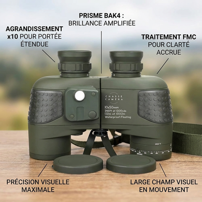 Marcherelle™ – Militaire verrekijkers 10x50 met heldere en stabiele kijkervaring