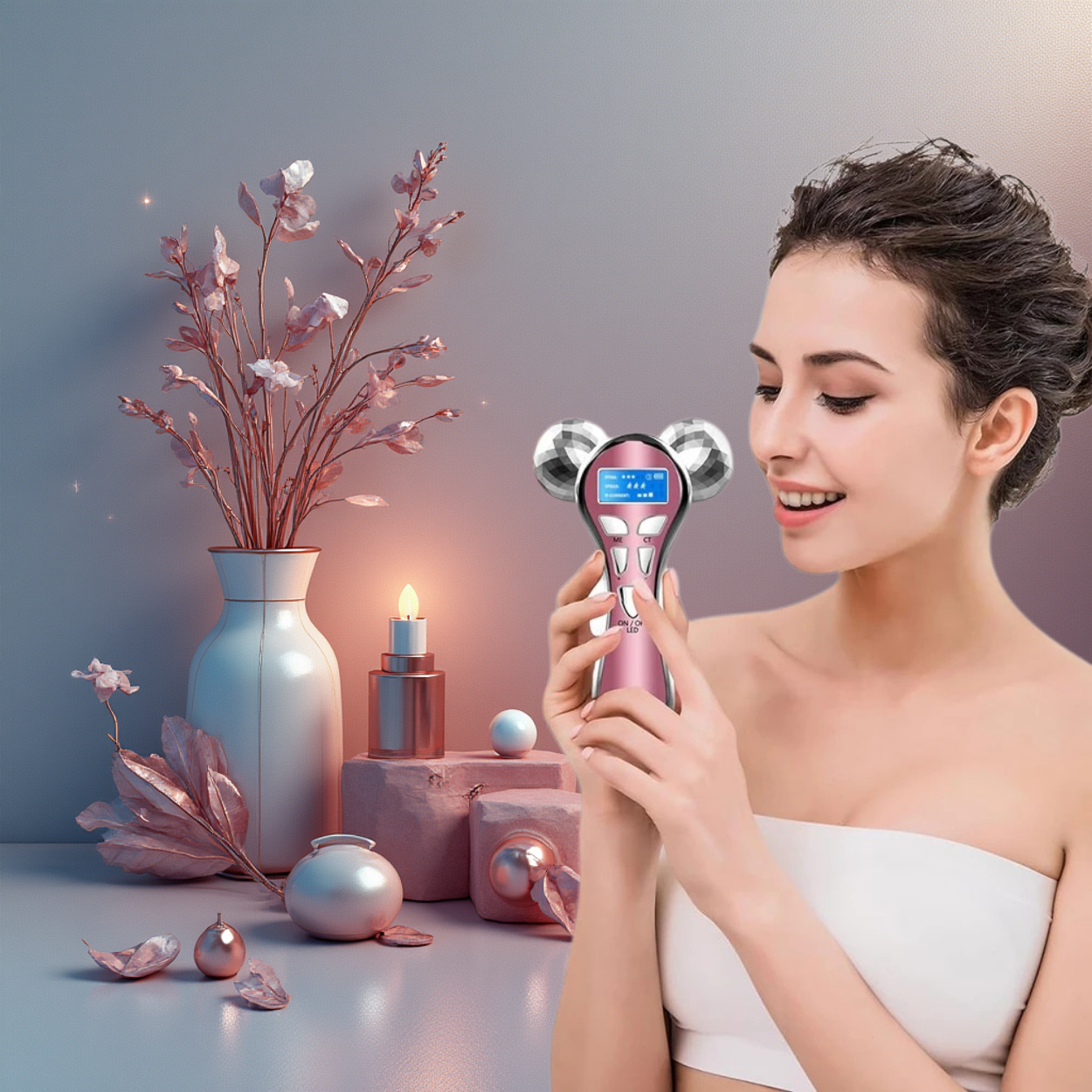 Geavanceerd 4D Gezichtsmassageapparaat