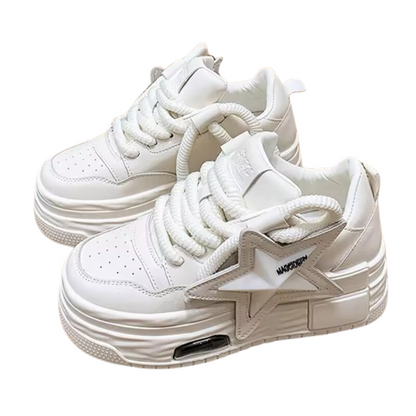 Dames Hoge Plateau Sneakers