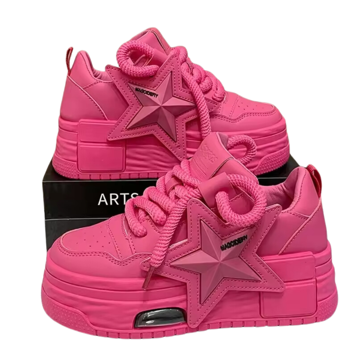 Dames Hoge Plateau Sneakers