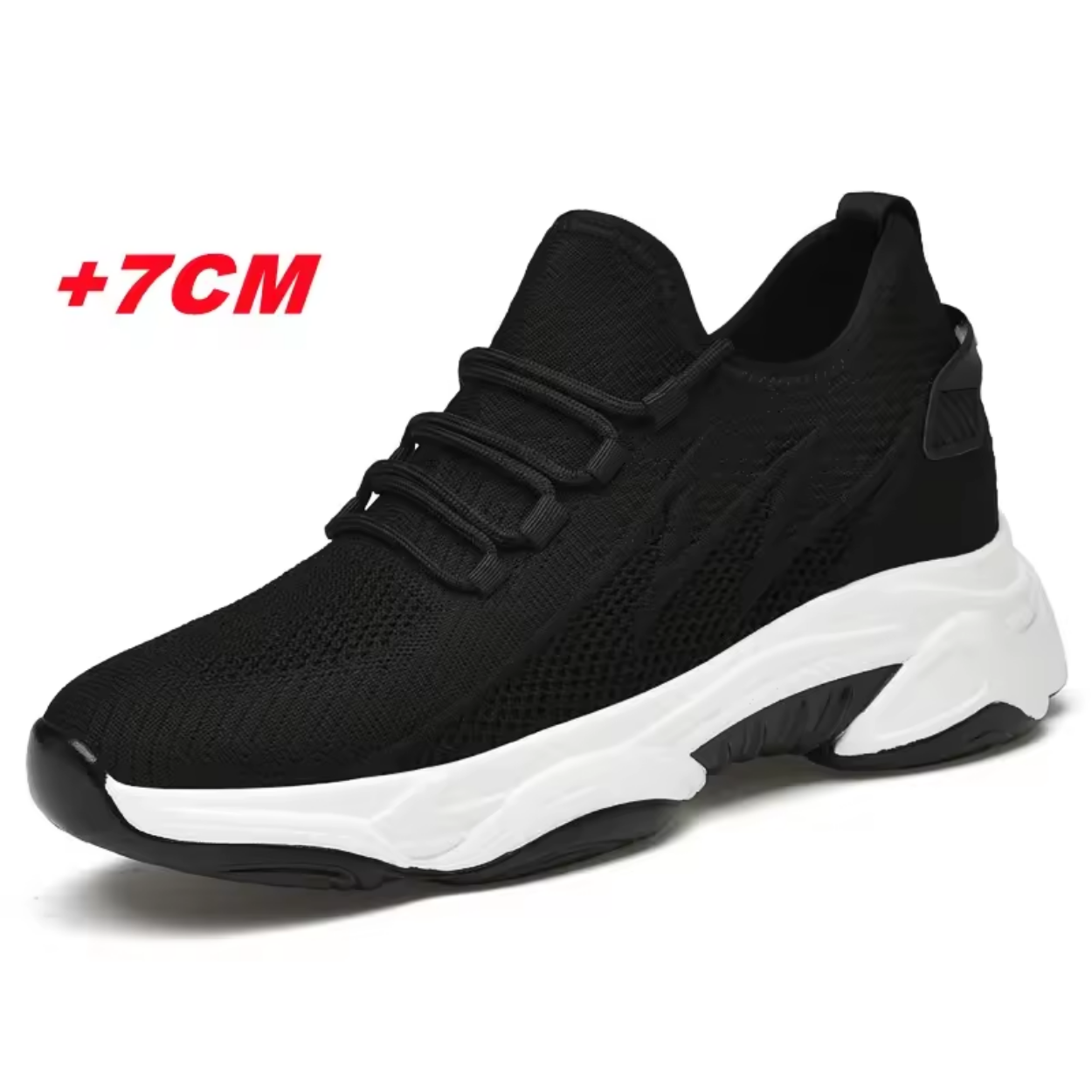 Sportieve Schoenen met Discrete Verhoging +7 cm