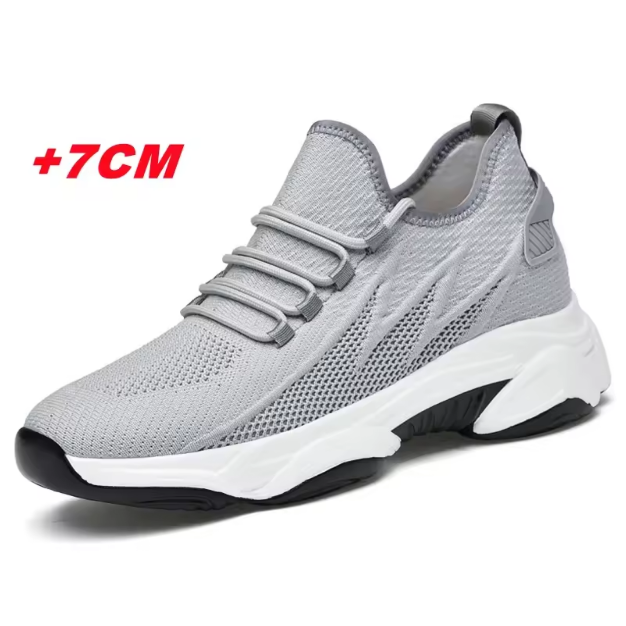 Sportieve Schoenen met Discrete Verhoging +7 cm