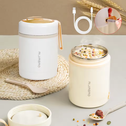 Draagbare Elektrische Thermosfles voor Lunch