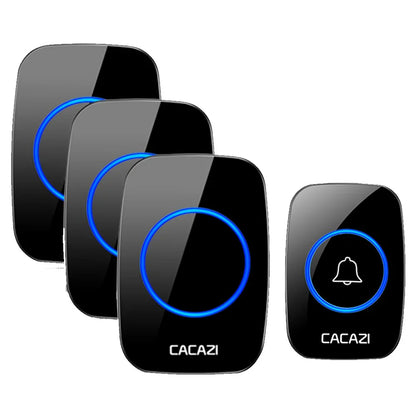 Draadloze IP44 Deurbel met Bluetooth Klok voor Thuis