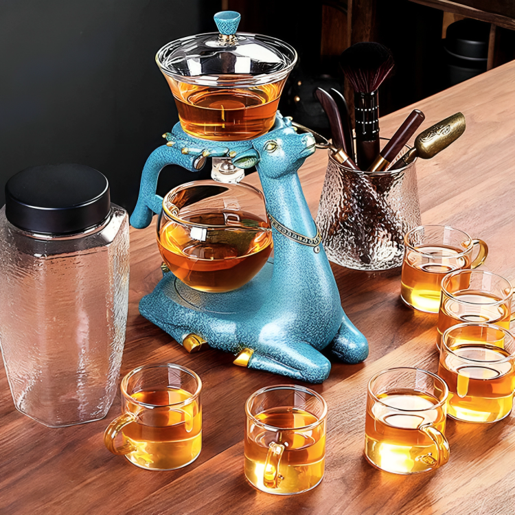 Decoratieve keramische theepot voor de woonkamer