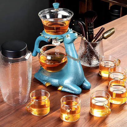 Decoratieve keramische theepot voor de woonkamer