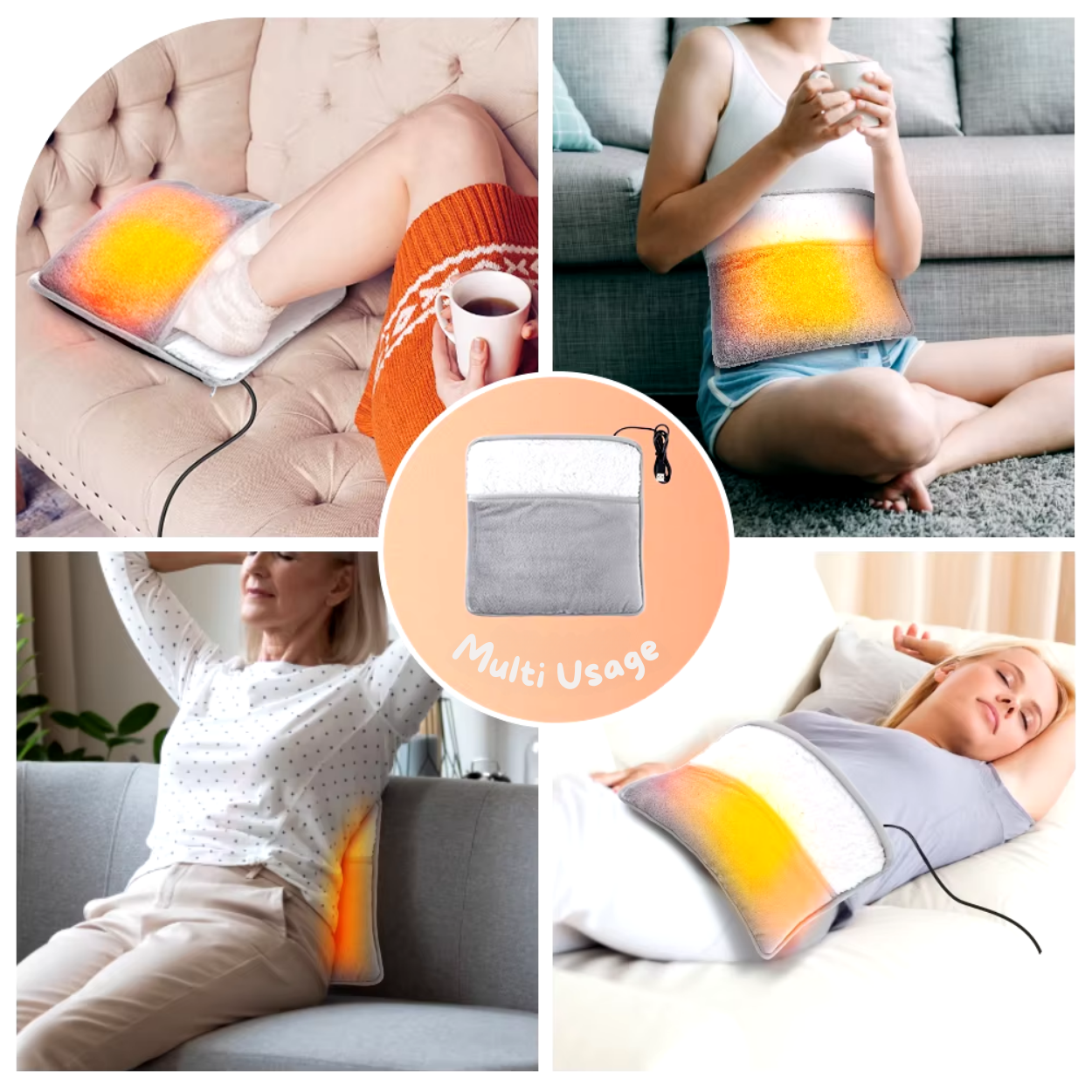 Compacte Oplaadbare Elektrische Voetverwarmer