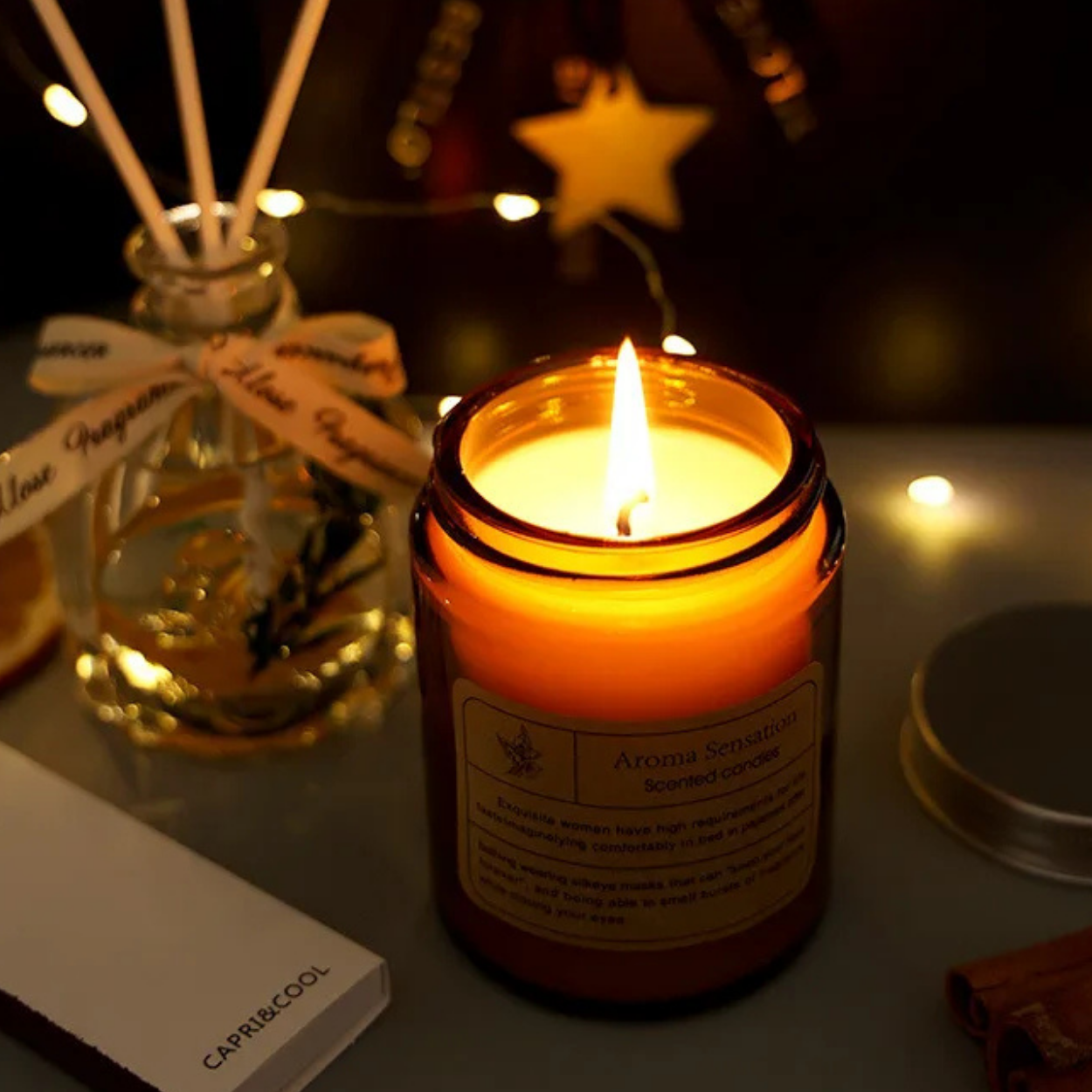 Cadeauset Geurkaars en Sfeerverdeler