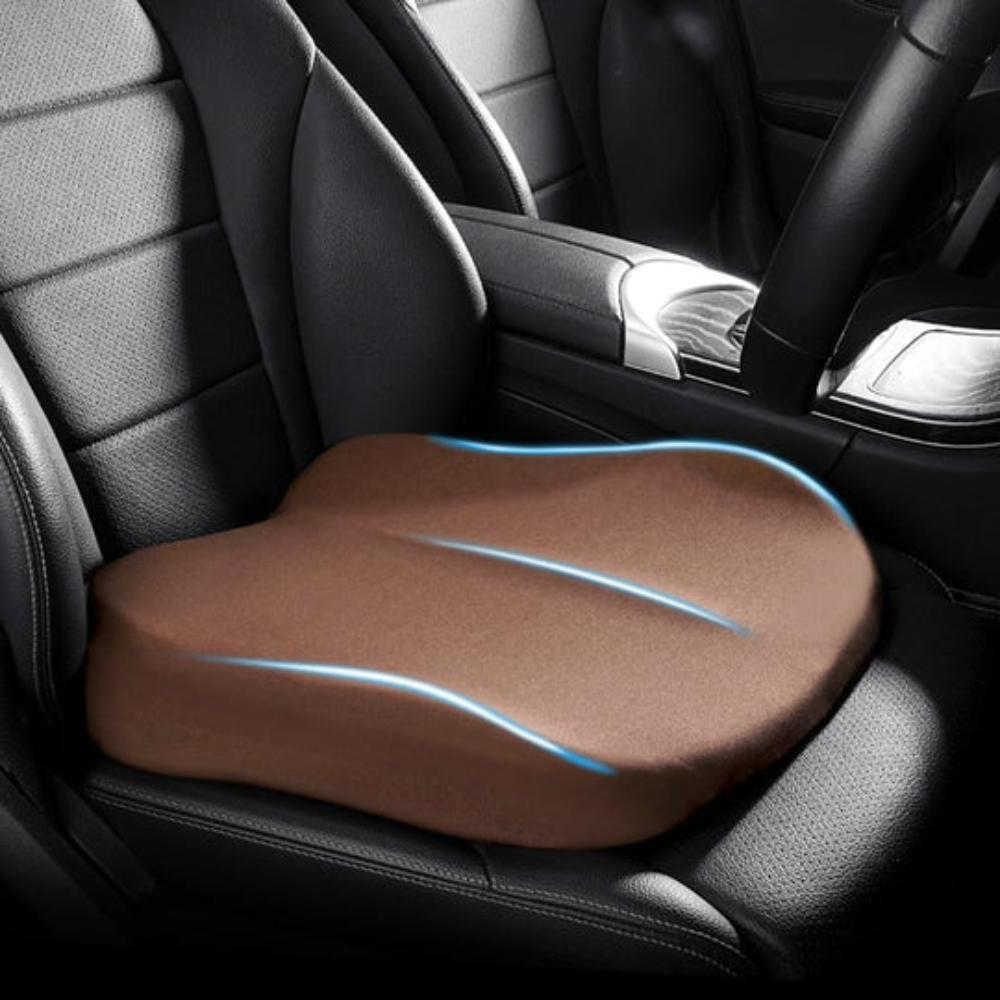 Ergonomisch Autostoelkussen met Geheugenschuim voor een Comfortabele Rug