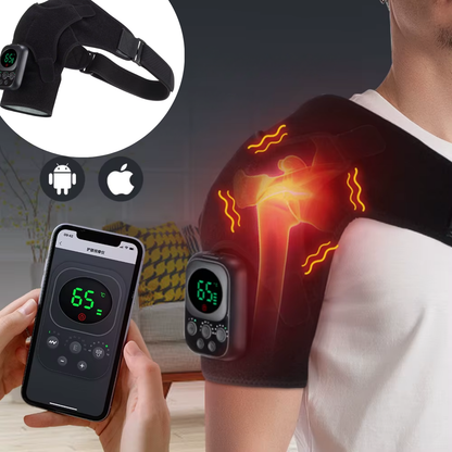 Elektrische verwarmde schoudermassage met vibratiefunctie